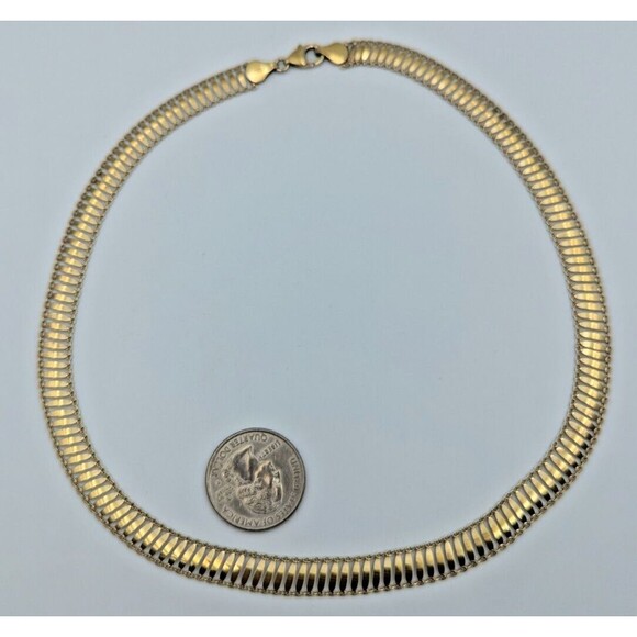 JCM Sterling Silver 925 Vermeil Wispy Liquid Lightweight Chain Necklace 20" - Picture 12 of 12